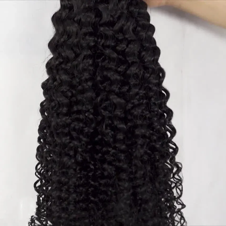 Perruque en cheveux humains noir 22" tissage – Noir naturel · Libreville (5/8)
