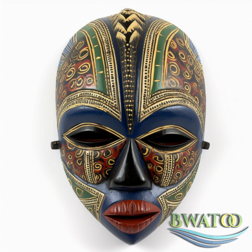 Authentic Ghanaian Handcrafted Mask – A Symbol of African Heritage