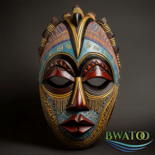Authentic Ghanaian Handcrafted Mask – A Symbol of African Heritage