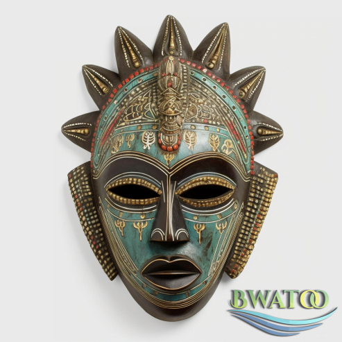 Authentic Ghanaian Handcrafted Mask – A Symbol of African Heritage
