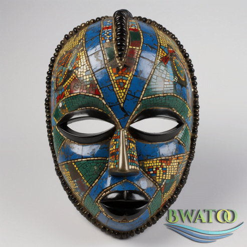 Authentic Ghanaian Handcrafted Mask – A Symbol of African Heritage
