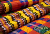 Authentic Ghanaian Kente Cloth – Traditional Handwoven Fabric
