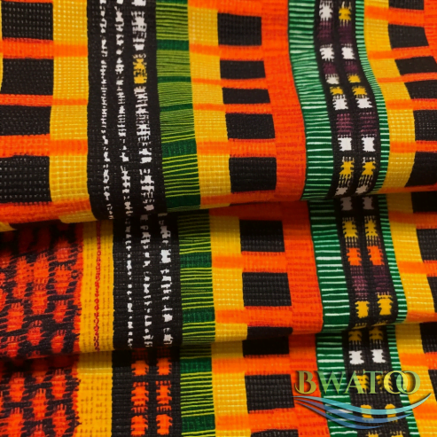 Authentic Ghanaian Kente Cloth – Traditional Handwoven Fabric