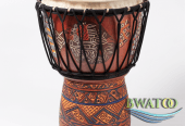 Authentic Handcrafted Ghanaian Djembe Drum – Traditional African Musical Instrument
