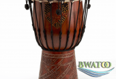 Authentic Handcrafted Ghanaian Djembe Drum – Traditional African Musical Instrument