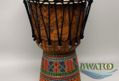 Authentic Handcrafted Ghanaian Djembe Drum – Traditional African Musical Instrument