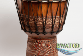 Authentic Handcrafted Ghanaian Djembe Drum – Traditional African Musical Instrument